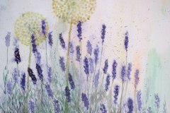 Arbeiten_auf_Papier-Aquarell-Lavendel-50x40cm