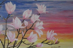 Arbeiten_auf_Leinwand-Acryl-Magnolie-40x60cm