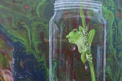 Arbeiten_auf_Leinwand-Acryl-Frosch-20x20cm