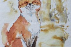 Kunst_Allerlei-Aquarell-Fuchs-Postkarte-2